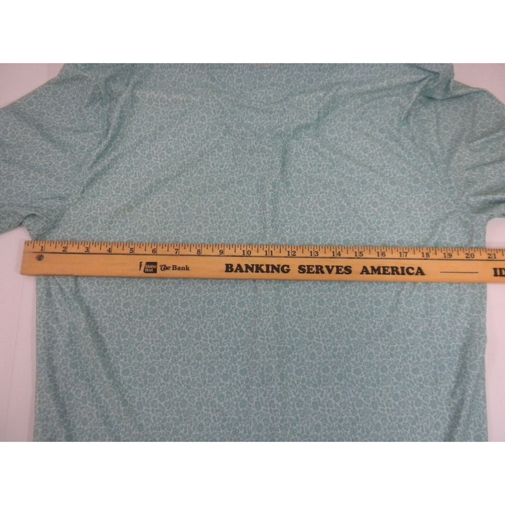 Hickey Freeman Polo Shirt‎ Mens M Green Floral Luxury Golf Ivy Prep Short Sleeve - Picture 7 of 11